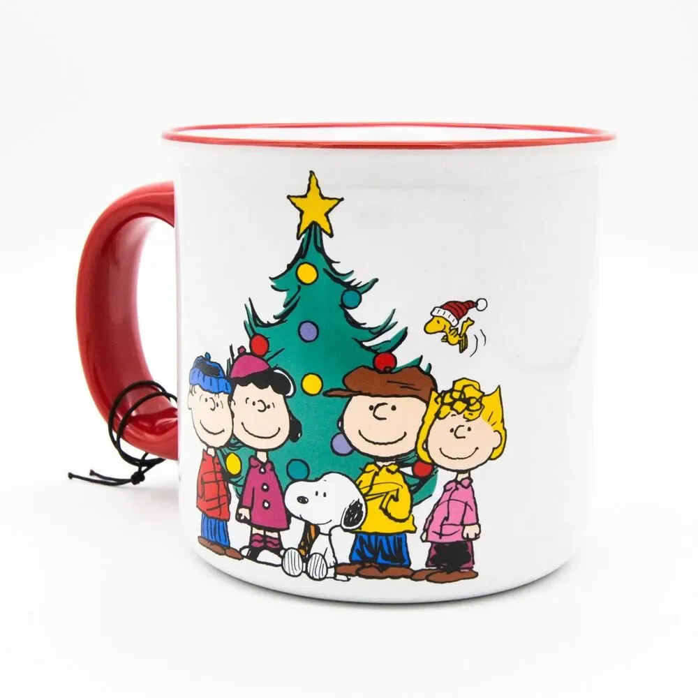 Peanuts Christmas Mug, Peanuts Gang Happy Holidays 23oz Ceramic Coffee Cup, New - Picture 5 of 9